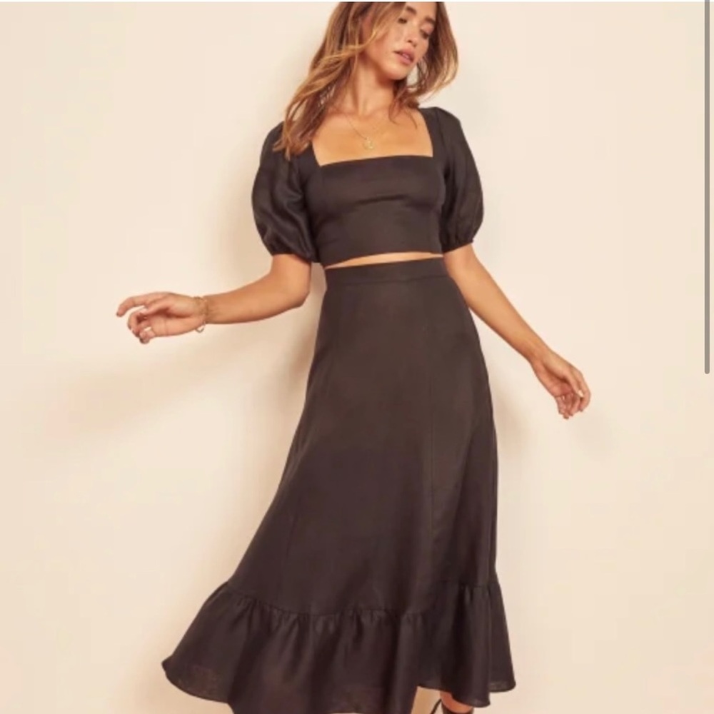 NWT Reformation Yucca Linen Two Piece (size 6)